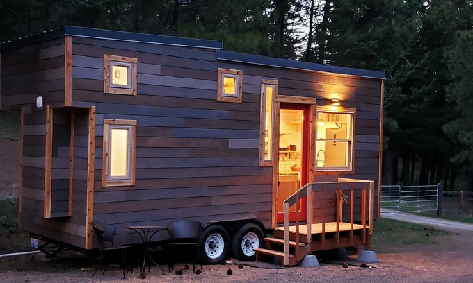 Cle Elum House | The Emerick: Custom Tiny House on 10 wooded Acres Near Teanaway