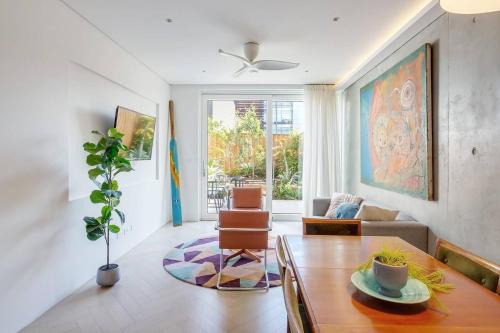 Alexandria Apartment | 'The Fern' Split-level Eco Luxury with Lush Courtyard