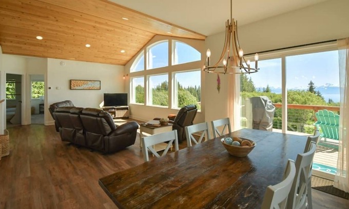 Homer House | The Fireweed Place, a family friendly home with sweeping ocean views