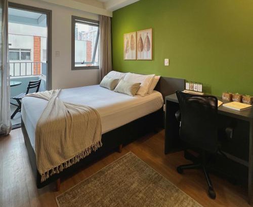 Santo Amaro Apartment | The Green Studio - Consulado Americano