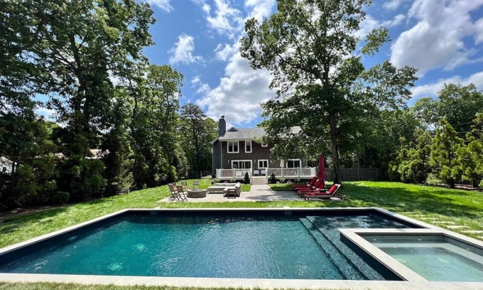 Westhampton Beach House | The Hamptons Retreat: Pool, Sauna, Gym & More