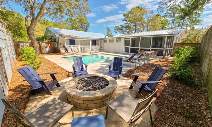 Seagrove Beach House | The Hideaway, Private Heated Pool, Game Room, Pet Friendly, Available now Until Sept 27-Oct 4!