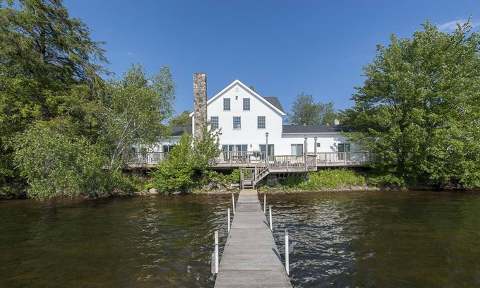 Kauneonga Lake Villa | The Homestead: 14 bedroom lakehouse in scenic Catskills town by Red Cottage Inc.