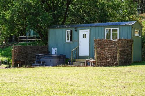 Upper Hulme Cabin | The Laburnum Retreat Shepherd Hut private hot Tub