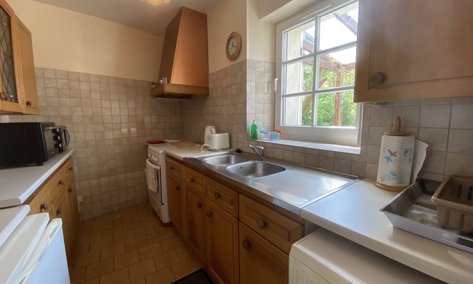 Saint-Germain-sur-Ay Cottage | The local beach is only 5 mins away by car .Local bar in village plus shop.