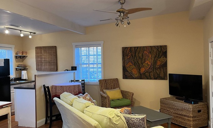 Folly Beach Apartment | The Loft at the Lost Dog