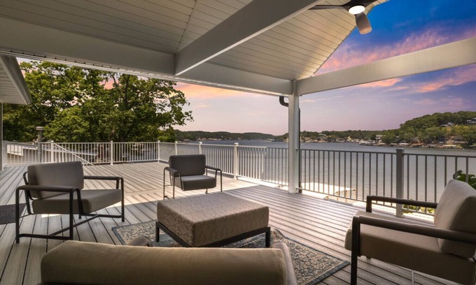 Rocky Mount House | The Lookout on Viewside - 2 Slips & Panoramic Views!