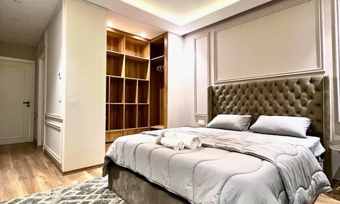 Tangier Apartment | The Mirage: 3BR Corniche Luxury Jacuzzi + Hammam