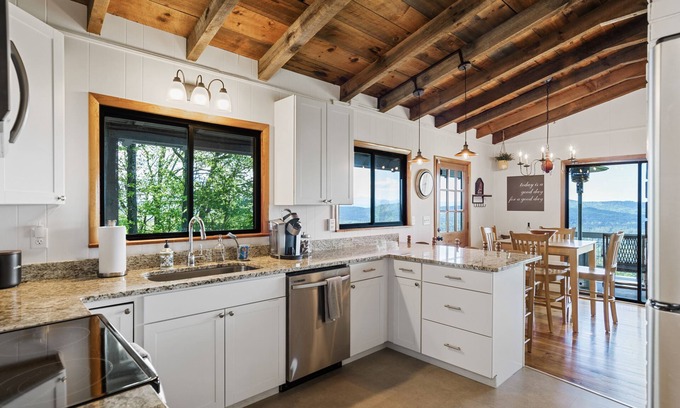 Hendersonville House | The Mountains are Calling at The Hummingbird Hideaway!