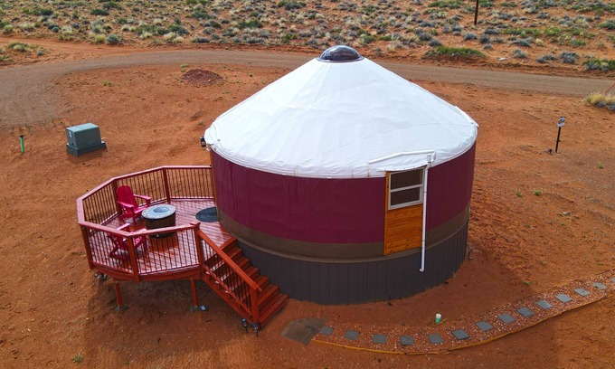 Big Water Apartment | The "Mystic Yurt" privacy and comfort in the heart of Lake Powell activities!