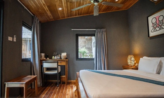 Luang Prabang House | The Namkhan Art Deluxe Family Room Luxurious Bungalow in the Nature