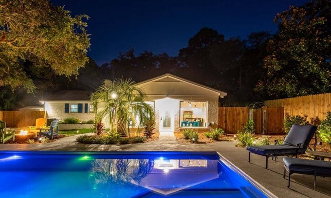 Savannah Beach House | The Oar House | Pet Friendly, Pool Home, Views!