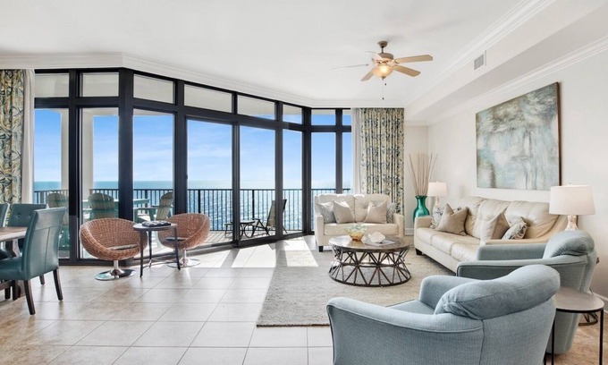 Orange Beach Condo | The Oasis 1105 | Lazy River, Poolside Grill, New Splash Pad, Pool with Slide!