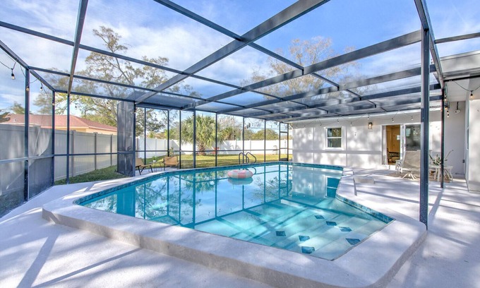 Tampa House | The Peacock Place – Family Home w/Heated Pool