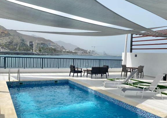 Sharm Villa | The Pearl Villa - Swimming Pool with Sea and Mountain view - Al Dana Island Fujaira