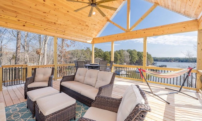 Littleton House | The Perch at Lake Gaston | Spectacular Views & Location