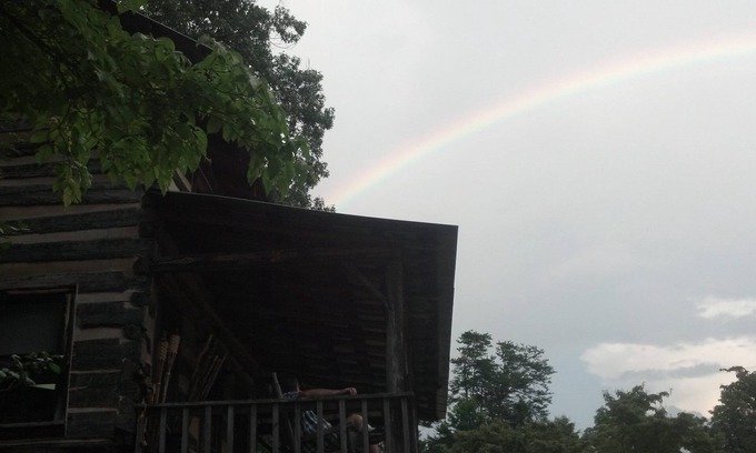 Gatlinburg - Pigeon Forge Cabin | The Phillips at Pioneer Meadow Cabins - Antique Log Cabin