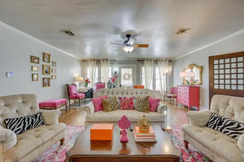 Tyler House | The Pink Azalea - Tyler Home with Yard and Patio!