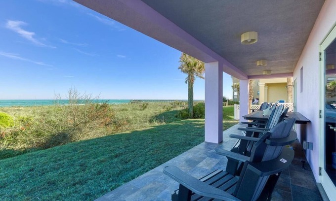 Vilano Beach House | The Purple Shark Oceanfront Home - Brand New Home