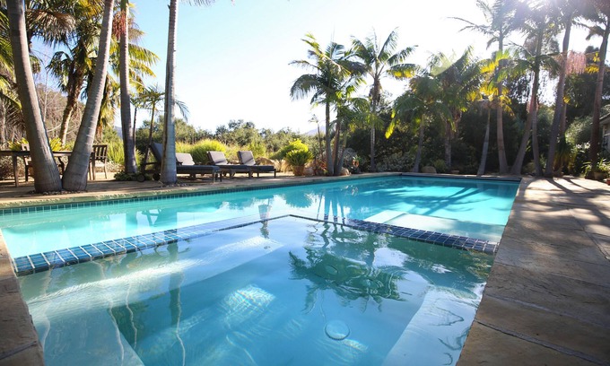 Carpinteria House | The Ravenwood Estate/Country Chic Oasis/Spa-Pool/Sleeps 14