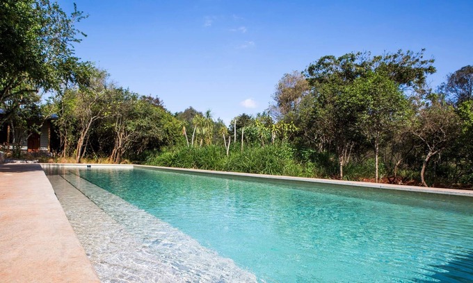 Langata House | The Red Cottage With Pool In A Wild Garden, Karen