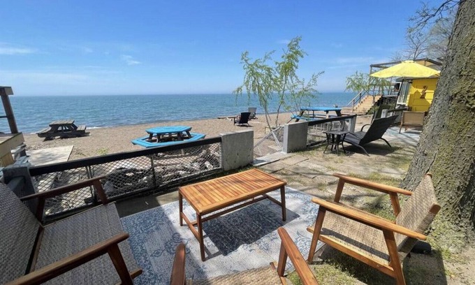 Leamington Cabin | The Red Jelly Bean C · The Red Jelly Bean Cabin- On the Beach & Off the G
