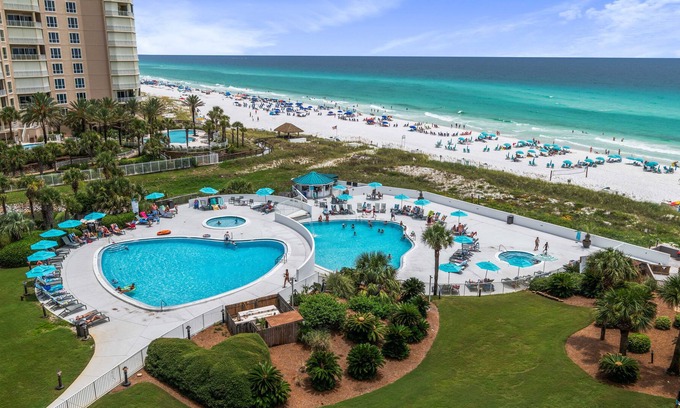 Miramar Beach Condo | The Salty Emerald ~ 2Br/2Ba ~ Platinum Rated! Ocean Front!