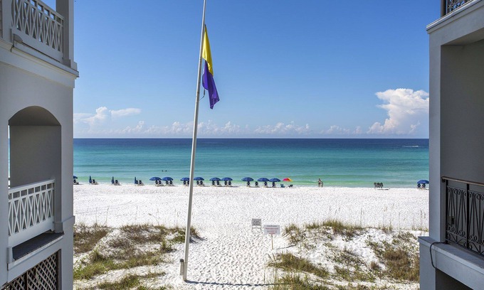 Frangista Beach House | The Salty Palm - Pet Friendly, Heated Community Pool, Free Beach Service!