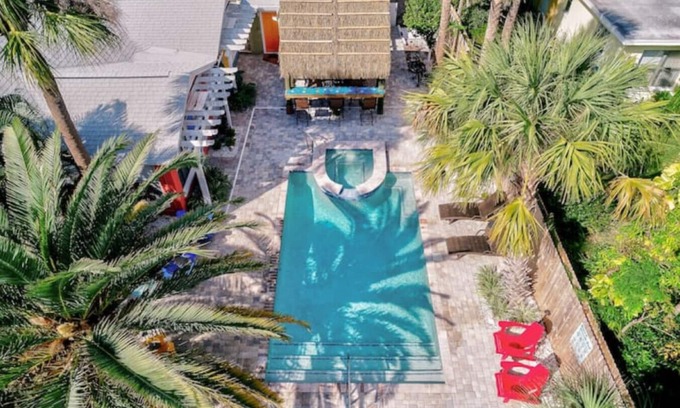 Indian Rocks Beach Cottage | The Seaside Cottages are located just across the street from Indian Rocks Beach!