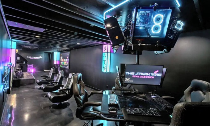 Platte City House | The Spark Wire Gaming Room