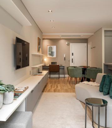 Estados Apartment | The Spot One by Viva - Luxo e acesso direto ao Balneário Shopping