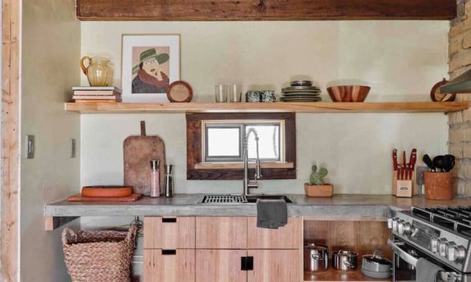 Big Bend National Park Cabin | The Study Butte Room No.4 + Kitchen