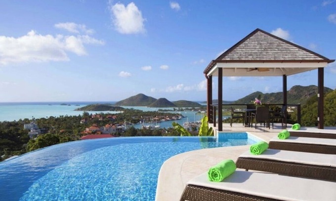 Jolly Harbour Villa | The STUNNING Villa Sea Glass! Located in the gated Sugar Ridge enclave.
