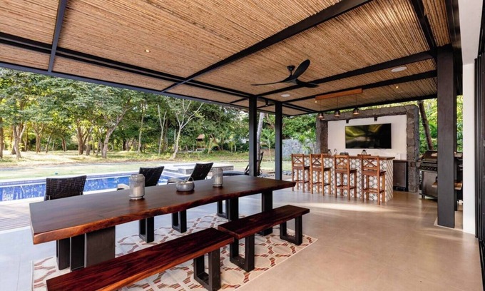 Tamarindo House | The ultimate Family retreat. Daily housekeeping, beach club membership and outdoor grill by the pool