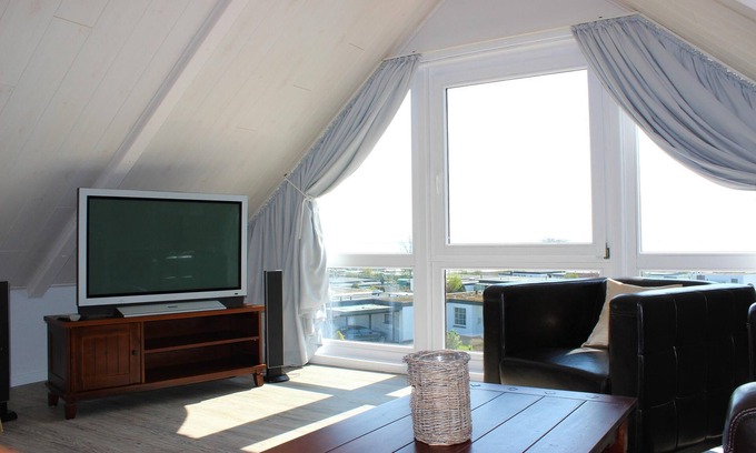 Rettin Apartment | The vacation apartment Traumblick at Kortenkamp 5 in Rettin extends over 2 floors.