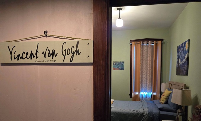 Hermann Apartment | The Van Gogh Suites is one of our four rooms.