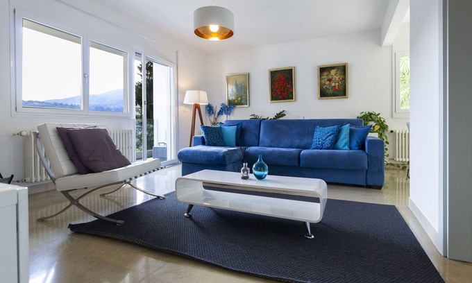 Caslano Apartment | The Villa Design, Vista sul Lago di Lugano a Caslano