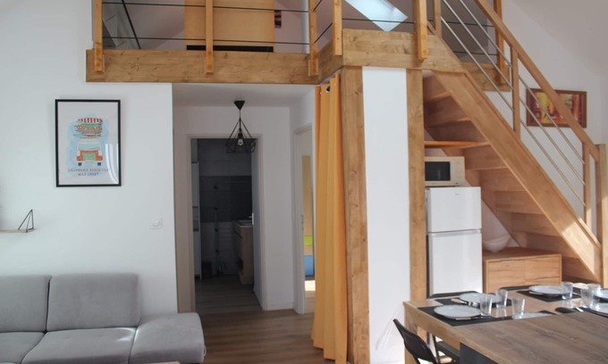 Guidel House | The village within walking distance and the beach right next door.