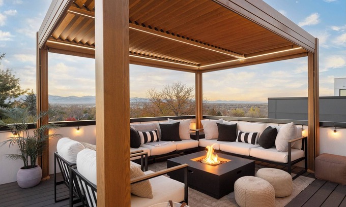Berkley House | The Vista Haus Luxe Rooftop Near Denver & Red Rocks w/Mtn Views
