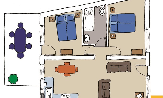 Shanklin Apartment | The Warren apartment ground floor