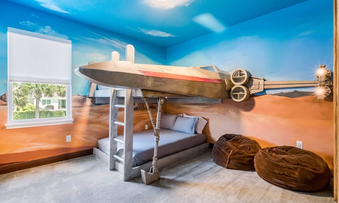 West Kissimmee House | Theater, Pinball, Arcades, X-Wing Bedroom, Galactic Foosball: Endless Summer