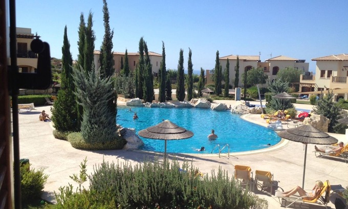 Aphrodite Hills Apartment | Theseus Village 2 Bed Apartment With Enviable Position On Communal Pool