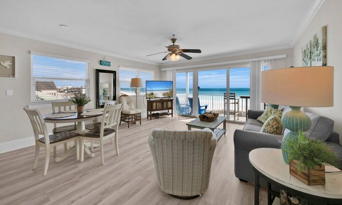 Seagrove Beach House | Third Floor End Unit, Beach service included, 2 chairs & 1 umbrella, Mar-Oct