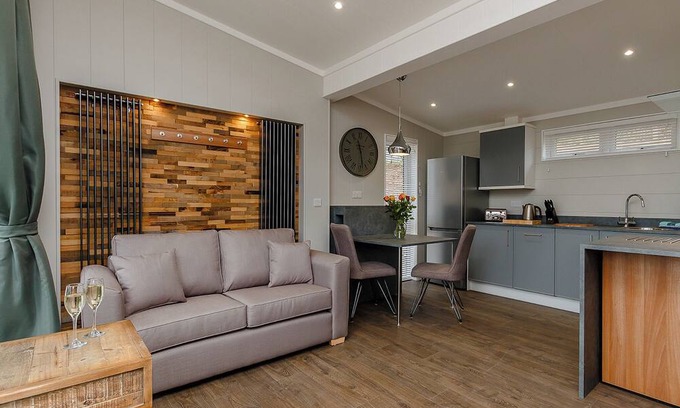 Cheddar Ski Chalet | This charming one-bedroom lodge boasts all the home comforts you need.