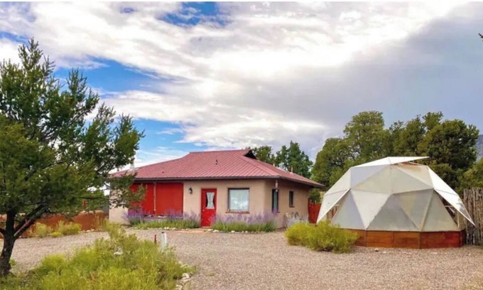 Baca Grande Cottage | This cottage is located near a Stupa, a magnificent monument of enlightenment.