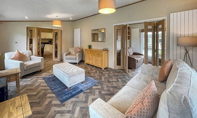 Langham House | This exclusive holiday home boasts a stylish and contemporary design.