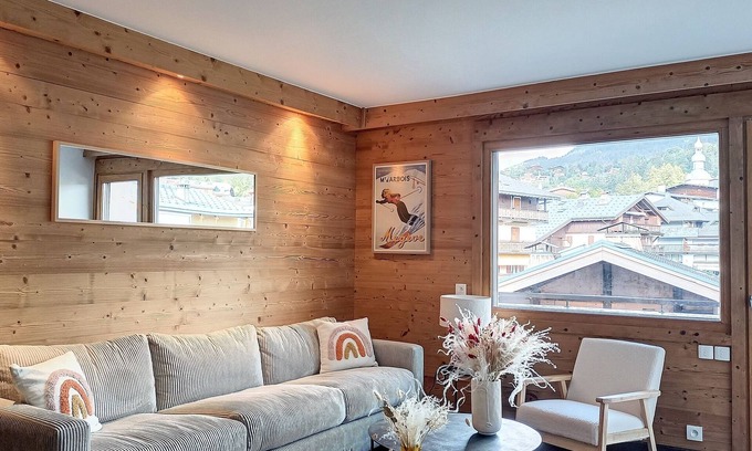 Megeve Apartment | This spacious 1 bedroom apartment, of 50sqm, fully refurbish located at the 3rd floor of a residence