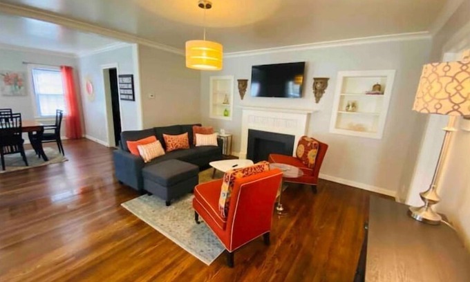 Turner Park House | Three bedroom Tulsa Tudor, walk to T.U.