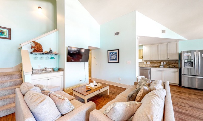 Orange Beach House | Three-story waterfront getaway with AC, WiFi, & two decks - dogs ok