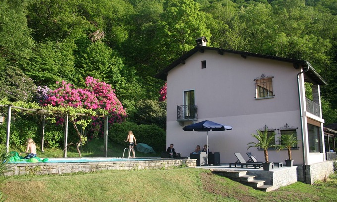 Vira Villa | Ticino villa with large pool and stunning lake view - on 8,800m² plot